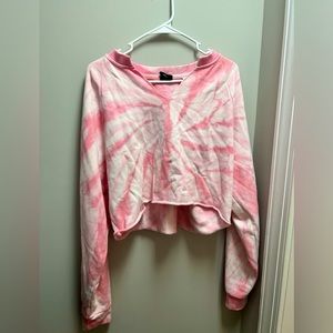 bleach died pink long sleeve top. pacsun size L